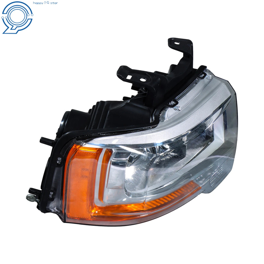 Set of 2 Chrome Halogen Headlights for Ford Expedition (2015–2017)