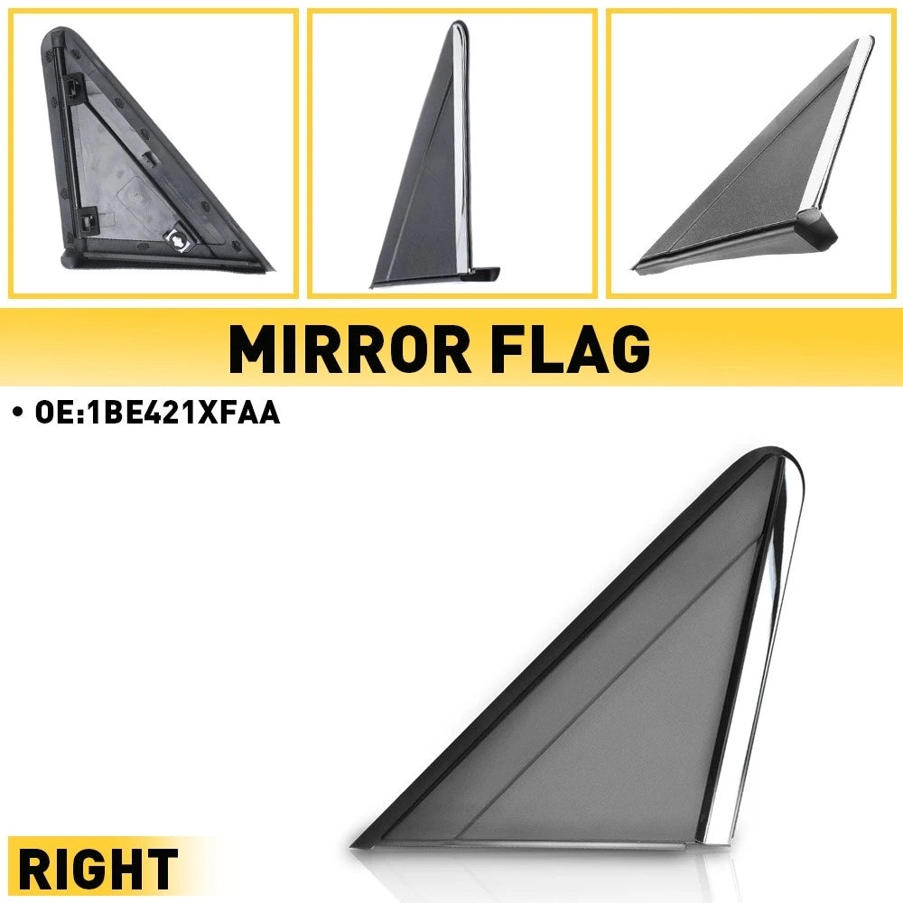 Right Passenger Side Mirror Flag Molding for Chrysler Town & Country (2008–2016)