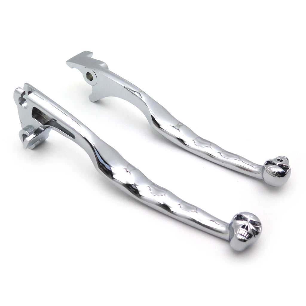 Chrome Skull Brake Clutch Lever for Suzuki Marauder Volusia 800 (2001–2004)