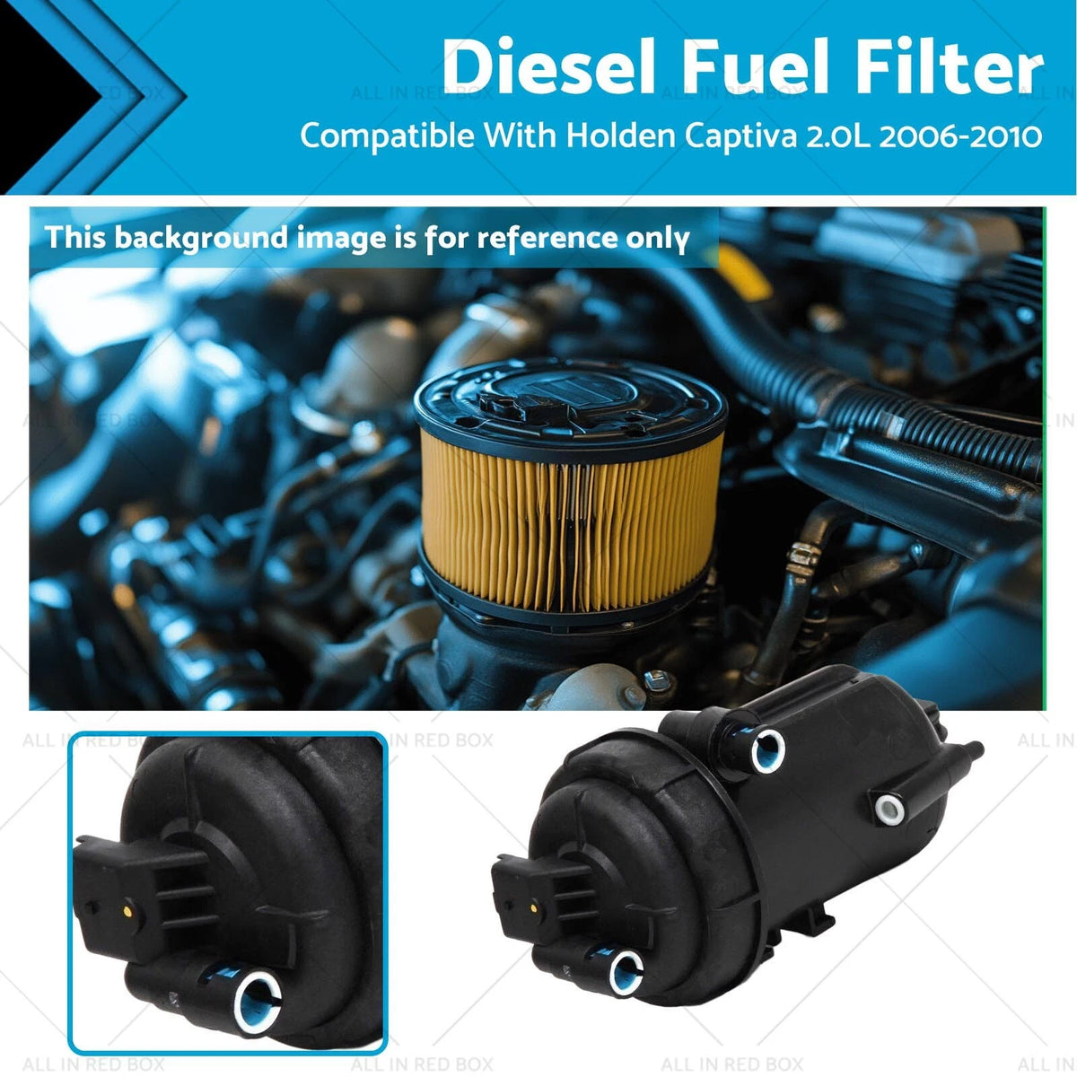 Diesel Fuel Filter for Holden Captiva 2.0L (2006–2010) 96629454 1100029576