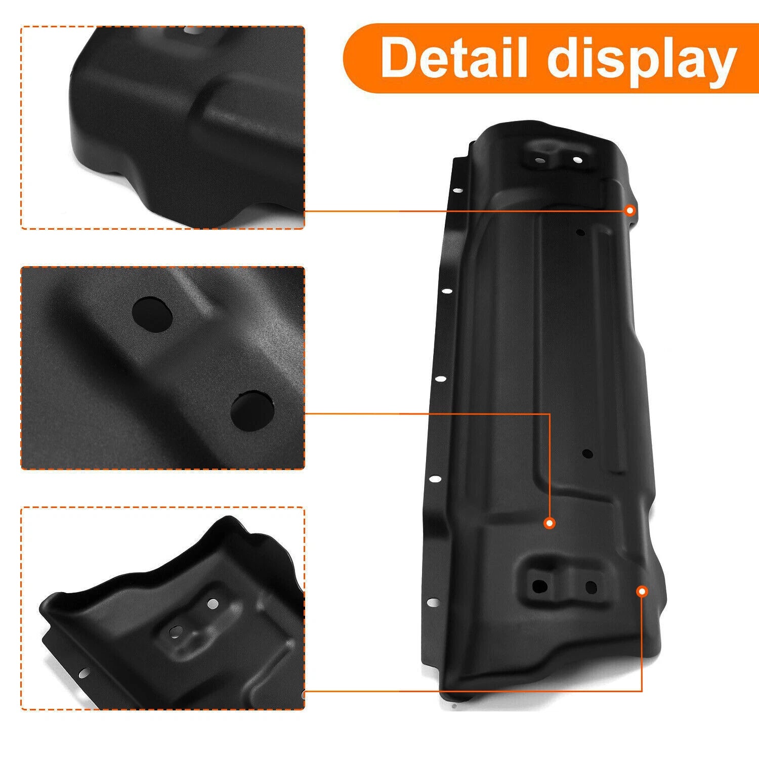 Front Skid Plate Bumper Cover for Jeep Wrangler JL (2018–2025) & Gladiator JT (2020–2025)