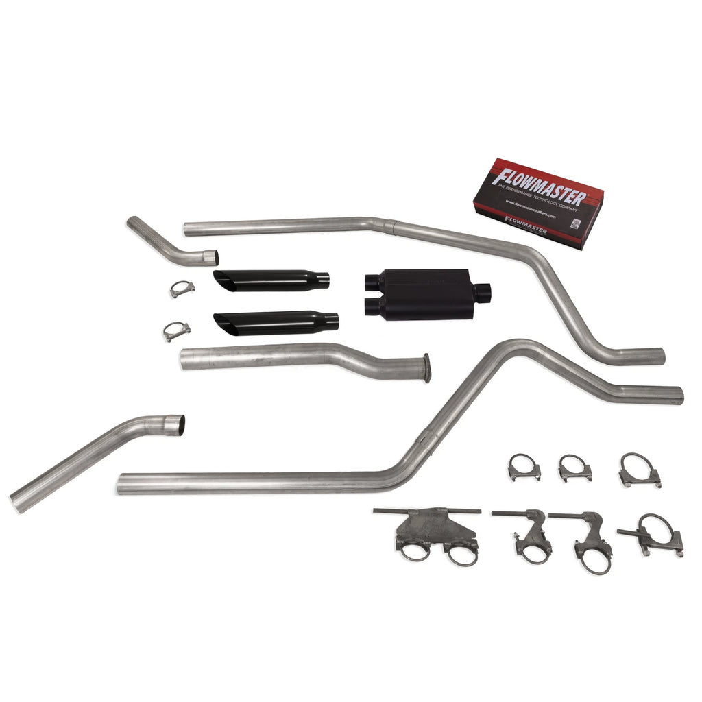2.5" Dual Exhaust for Dodge Ram 1500 (2019–2025) Flowmaster 50 Series Black