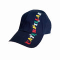 Caterpillar Cap for Kids - Navy Blue Red Underbill Paint Splatter Hat