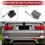 Tow Hook Cover Cap for BMW X5 E70 (2011–2013) No. 51127271816 Gray