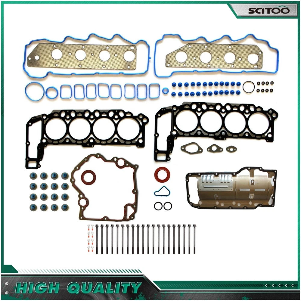 Engine Full Gasket Set with Bolts for Dodge Dakota (2008–2010) 4.7L