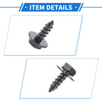 50 x Car Fender Liner Splash Shield Bumper Cover Screws for Scion XD (2008-2014)