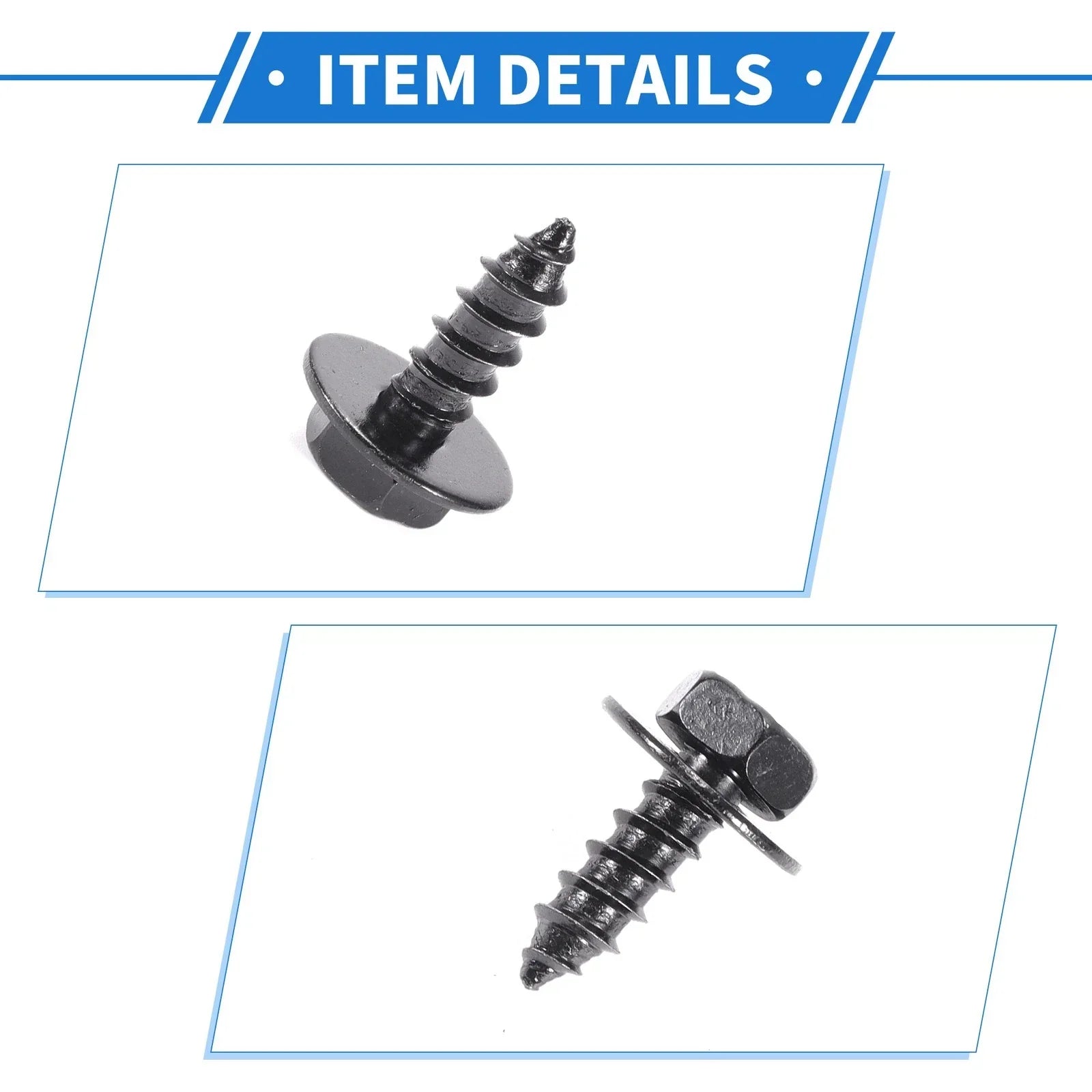 50 x Car Fender Liner Splash Shield Bumper Cover Screws for Scion XD (2008-2014)
