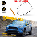 Heated Left Side Mirror Glass with Blind Spot Monitor for Toyota RAV4 (2019–2024)