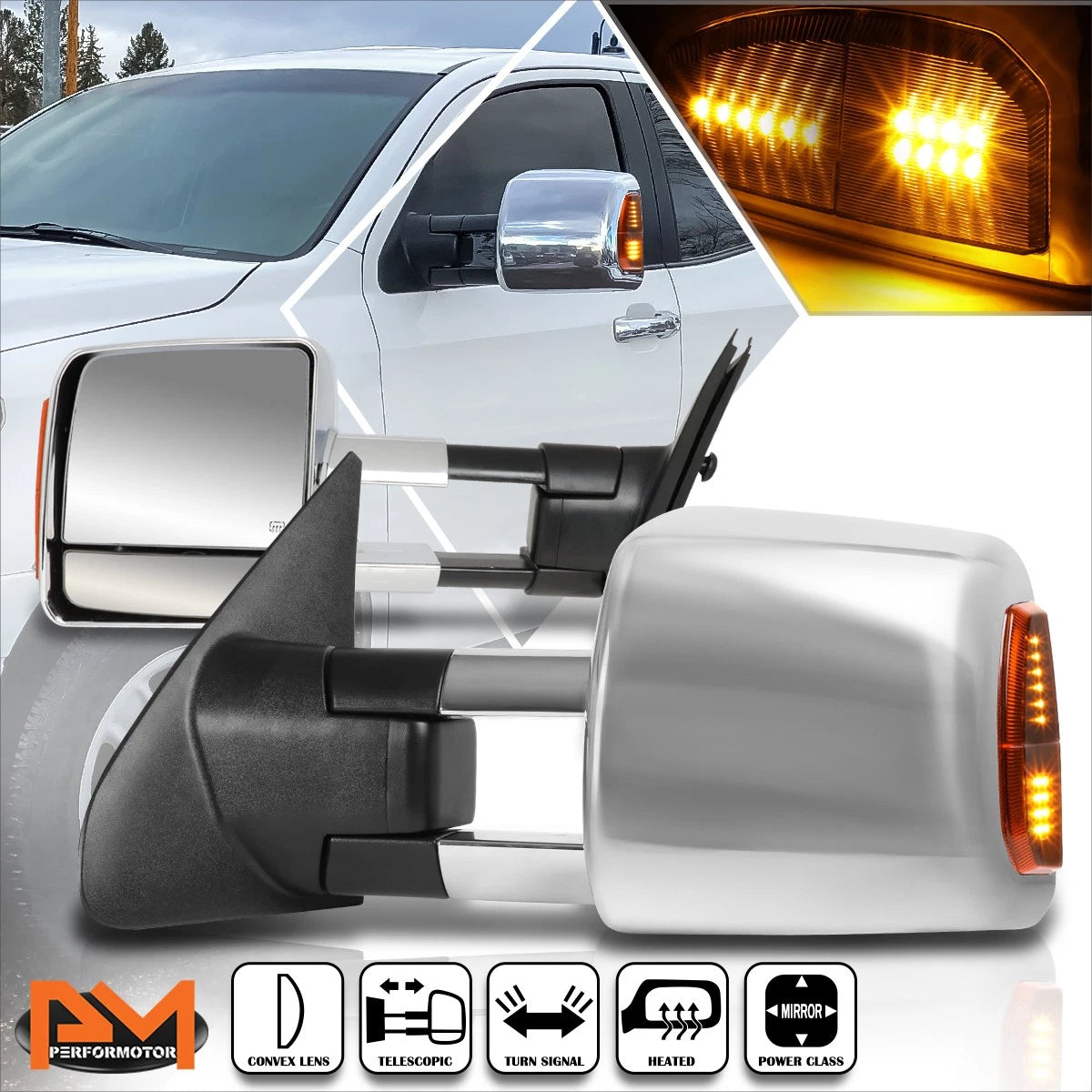 Chrome/Red Tail Light Assembly for Ram 1500 (2019–2024)
