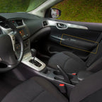 Synthetic Leather Armrest Door Panel Cover for Nissan Sentra (2013â2019)