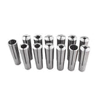 Set of 13 Morse Taper Collets 1/8" - 1" 4MT for Precision Machining