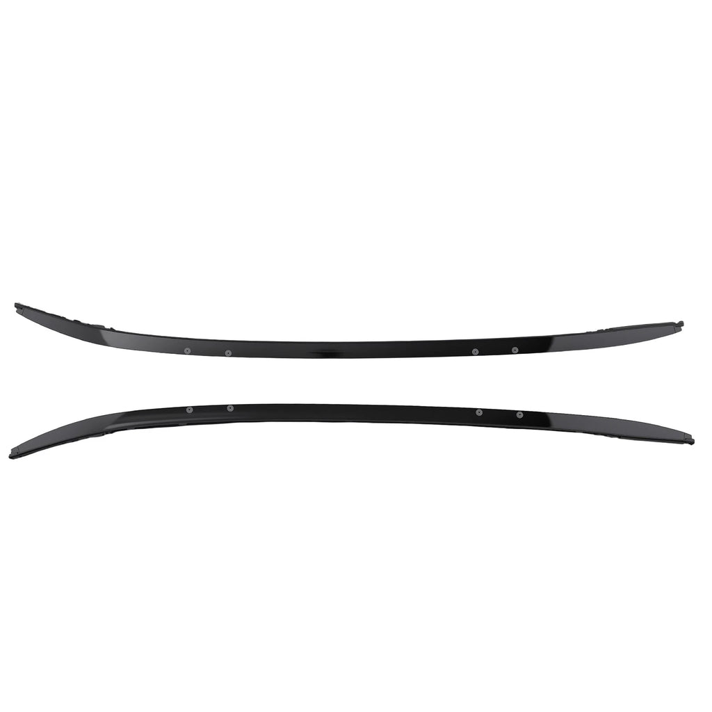 2Pcs Roof Rack Side Rails for Mazda CX-5 (2017–2024) Black Aluminum
