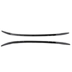 2Pcs Roof Rack Side Rails for Mazda CX-5 (2017–2024) Black Aluminum