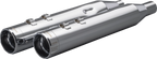 4-1/2" Slip-On Mufflers for Harley Davidson (2020-2025) - Chrome Tip 202925