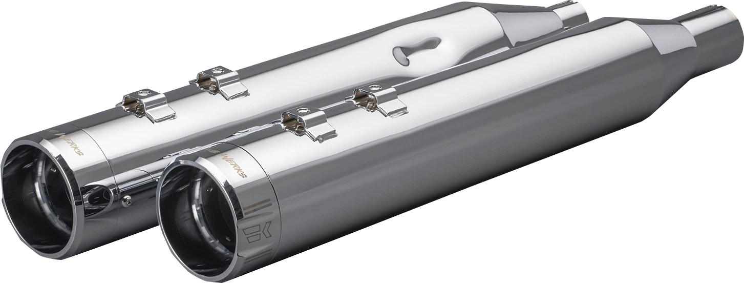 4-1/2" Slip-On Mufflers for Harley Davidson (2020-2025) - Chrome Tip 202925