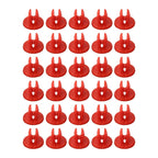 Under-Body Shield Nut Set 30 pcs Snap Red for Ford