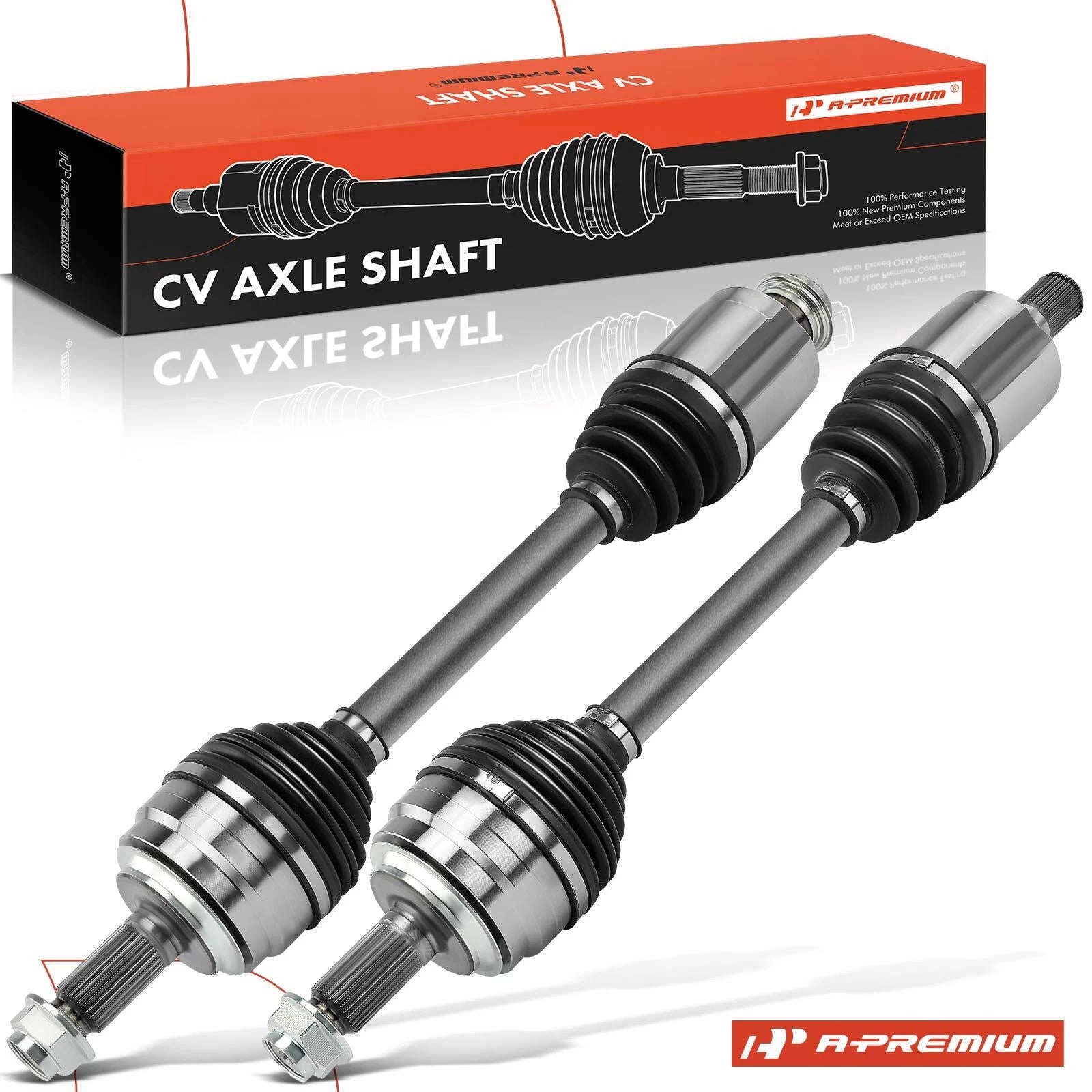 Pair Front CV Axle Assembly for Honda Accord (2018–2022)