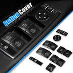 Car Front Door Armrest Window Switch Button Covers Set for Mercedes-Benz