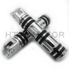 Chrome Edge Cut Footpegs for Harley Breakout FXBR / FXBRS (2018–2019)
