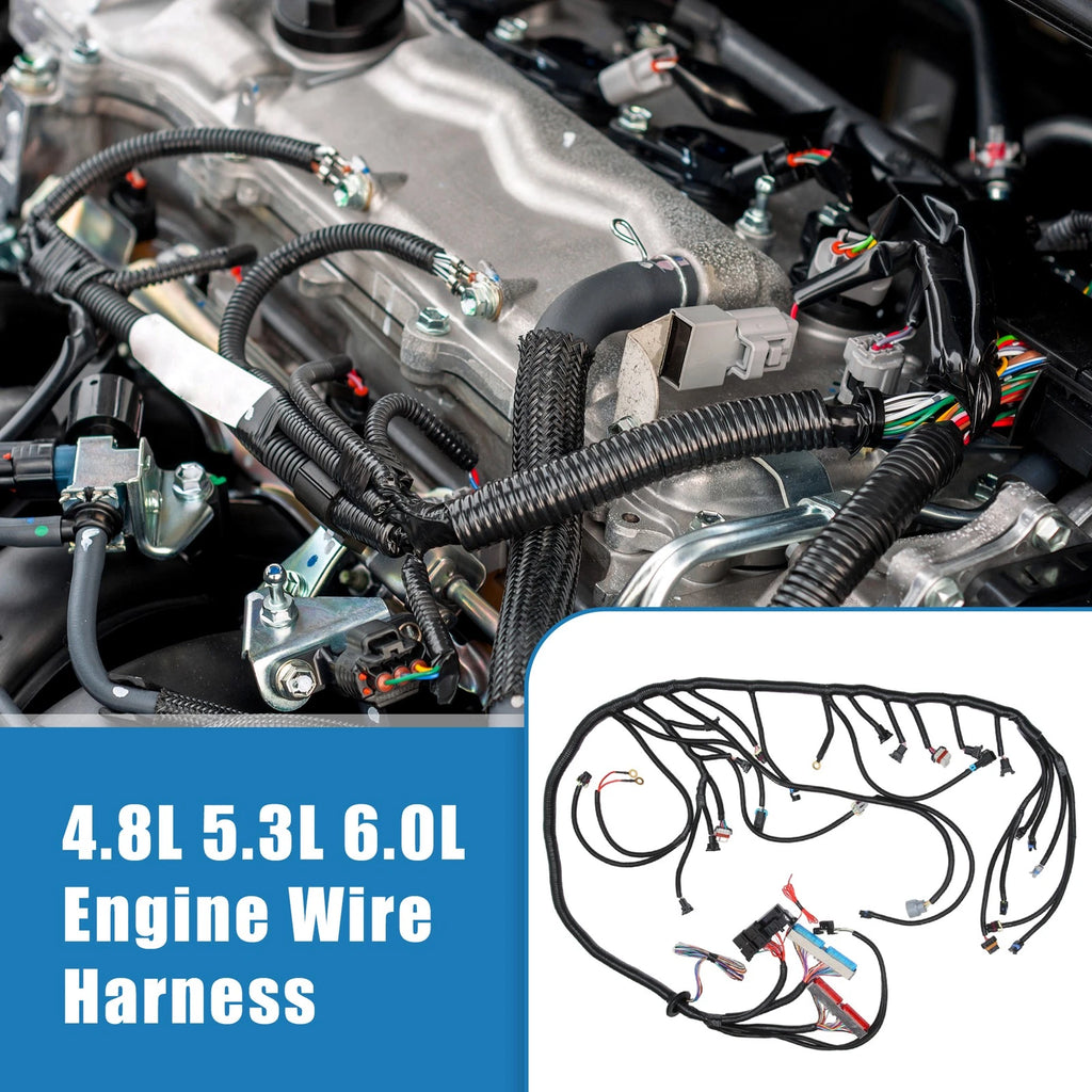 Set of 1 Engine Wiring Harness for Chevy GMC Cadillac Hummer Trucks 
