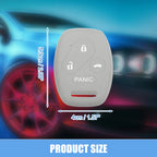 2X Smart Key Fob Cover for Honda Accord Civic CR-V Pilot (Pack of 2)
