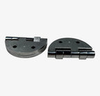Set of 2 Marine Grade Stainless Steel Round Hinges 2.5'' x 2.5''