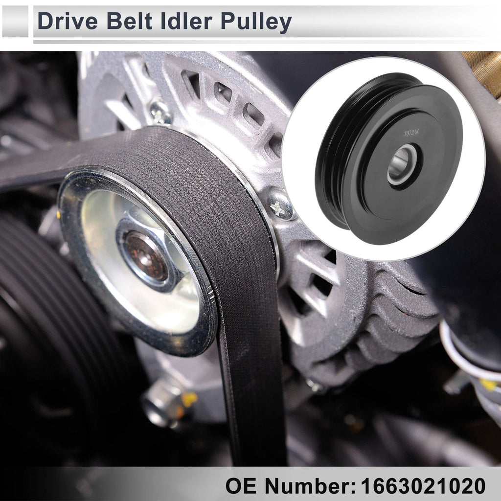 Drive Belt Idler Pulley for Toyota Prius (2001–2009) 16630-21020 Plastic