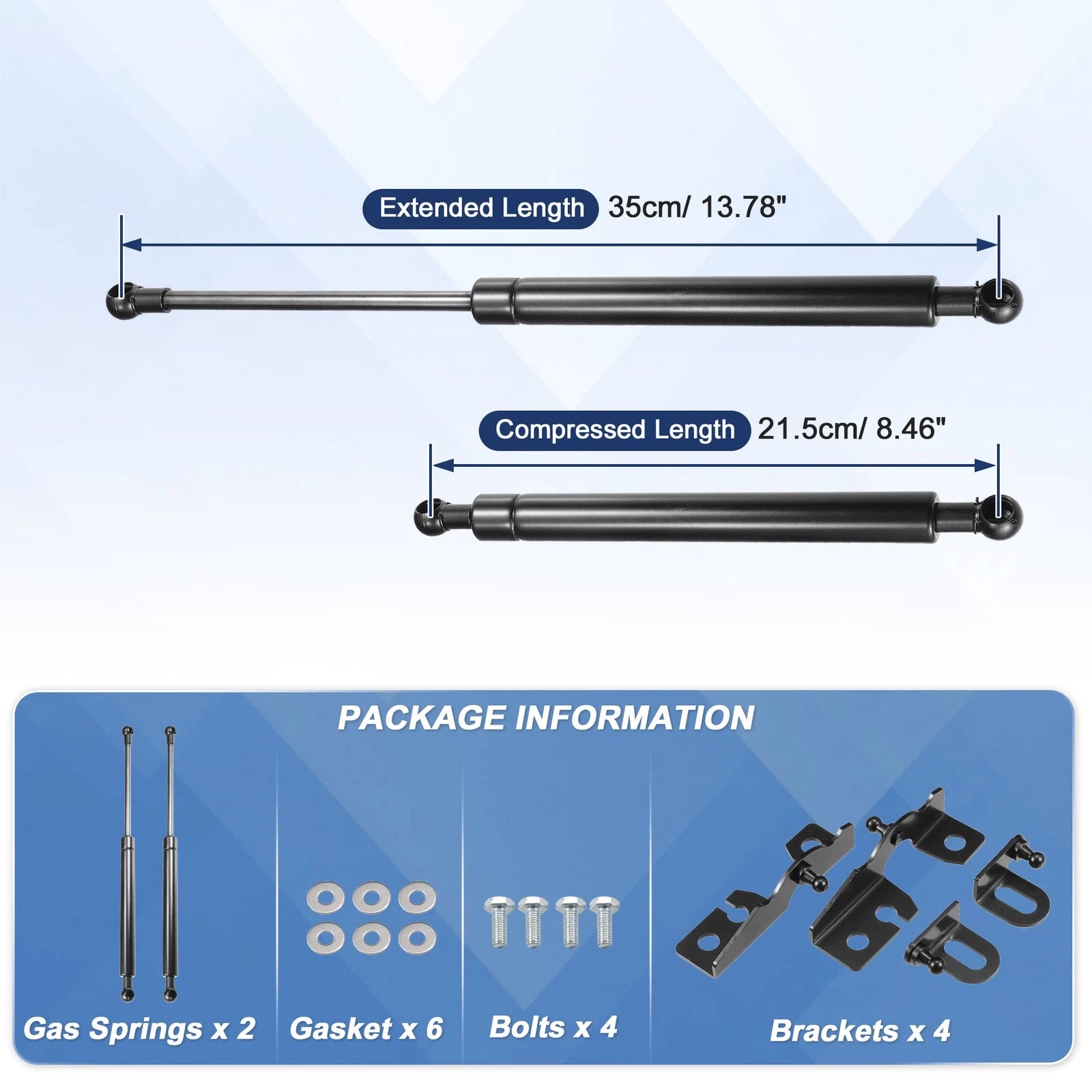 2 Pcs Front Hood Lift Supports for Mazda MX-5 ND MX5 Miata (2015–2023)