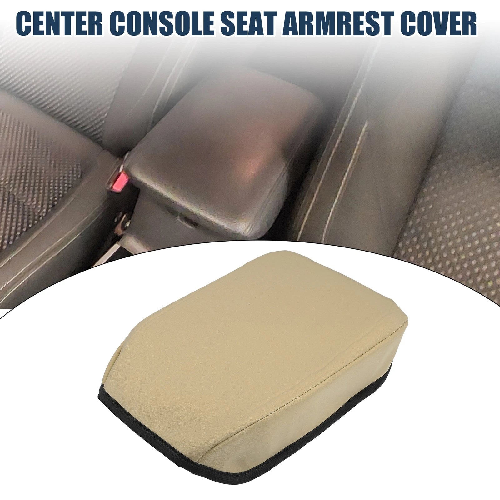 Armrest Protector Cover Pad for Mitsubishi Outlander (2016–2022) Light Brown