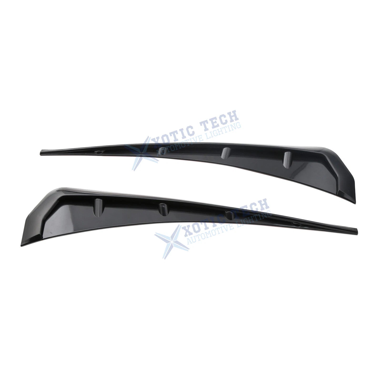 Gloss Black Front Fender Side Vent Molding Cover Trim for Honda Civic (2016-2021)