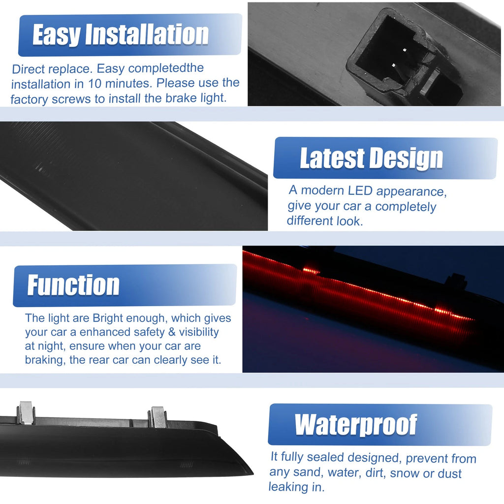 Third Brake Light Black Lens 1899968 for Ford Transit-150 (2015–2017)