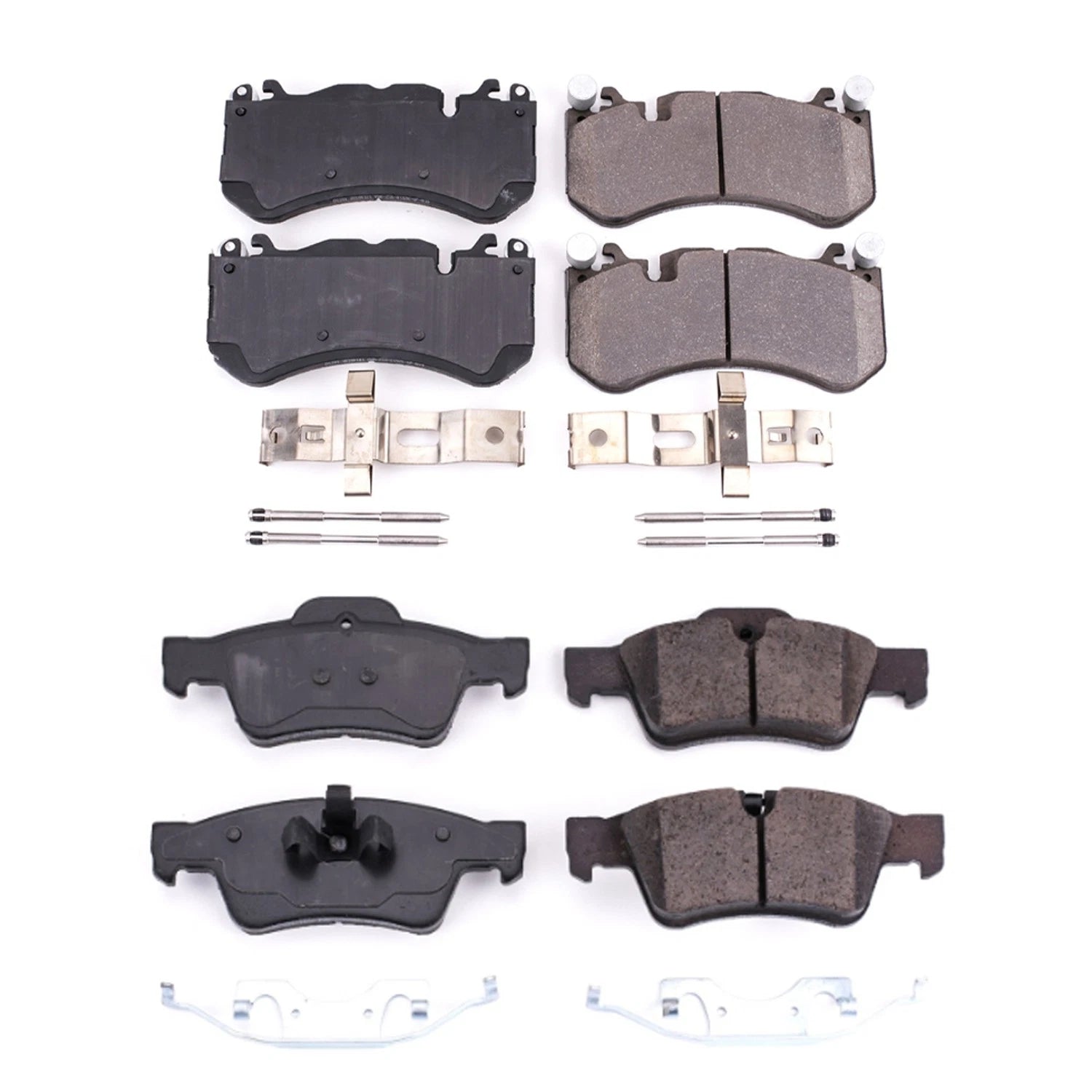PowerStop Front & Rear Carbon Fiber Ceramic Brake Pads Kit for G463 G63 AMG (2018–2023)