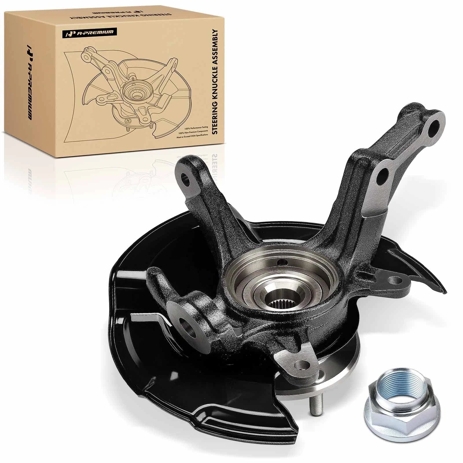 Front Left Steering Knuckle & Hub Bearing for Honda HR-V (2016–2022)