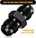 2-Piece 8AN Male Flare Adapter for Auto Replacement Parts