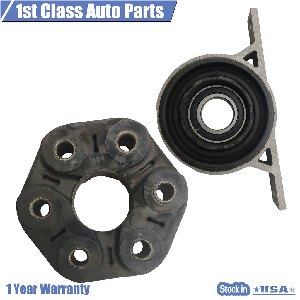 2X Flex Disc & Center Support Bearing for BMW E60 (2004-2011)