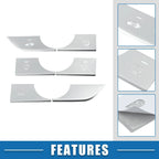 AC Button Cover Trim for Honda Civic 11th Gen (2022-2023) - Aluminum Alloy Silver