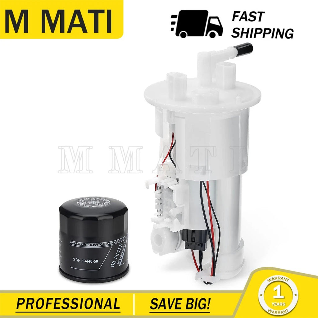 Fuel Pump Assembly & Oil Filter for Yamaha YZF R1 R6 R6S (2004–2009)
