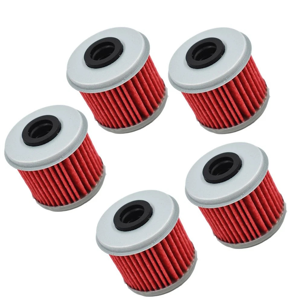 Set of 5 Oil Filters for Honda TRX450R CRF250X CRF450X CRF250R CRF450R CRF150R