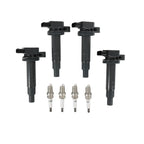 Set of 4 Ignition Coils & Iridium Spark Plugs for Scion xB (2004-2015)