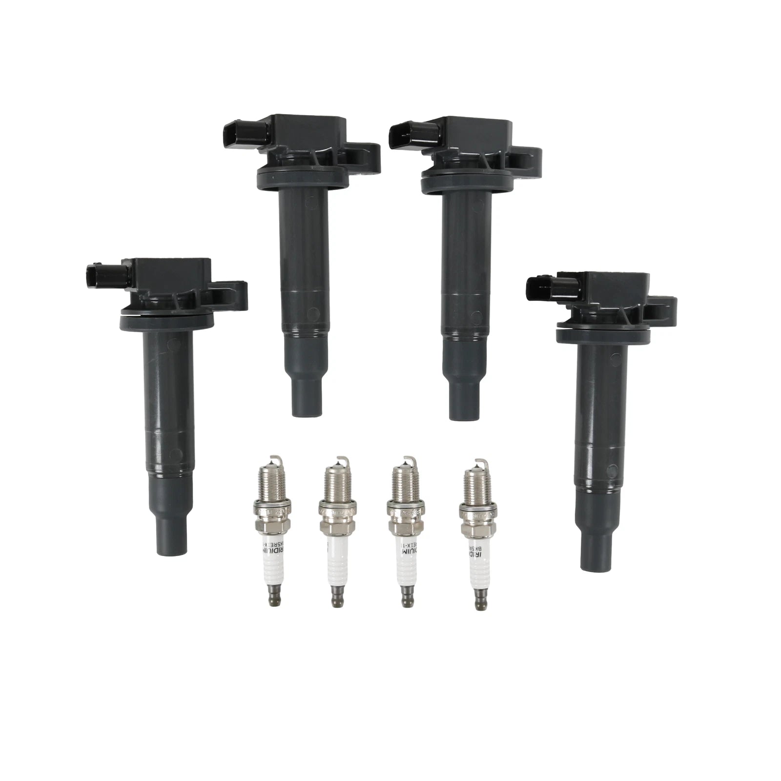 Set of 4 Ignition Coils & Iridium Spark Plugs for Scion xB (2004-2015)