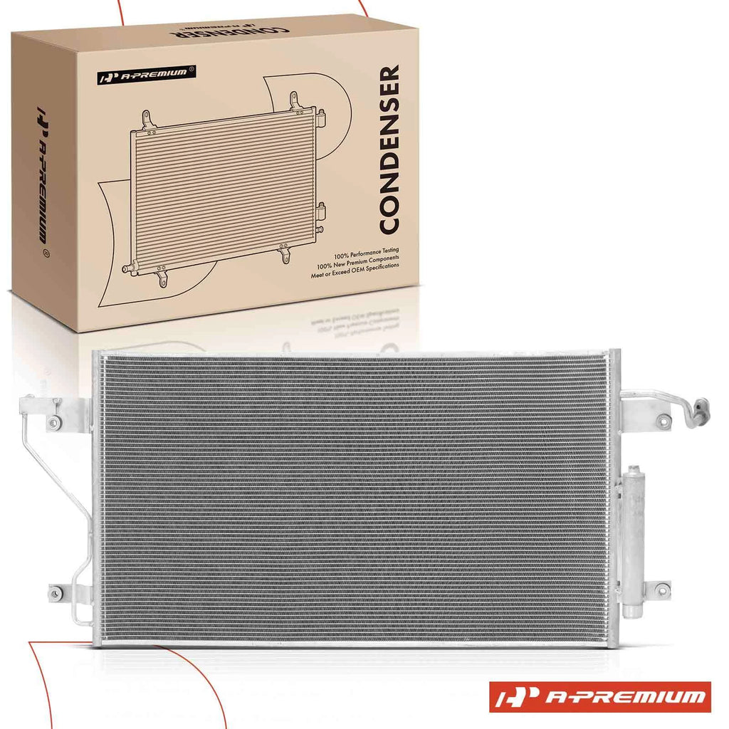 A/C Condenser with Bracket & Receiver Drier for Nissan Titan XD (2016–2019)