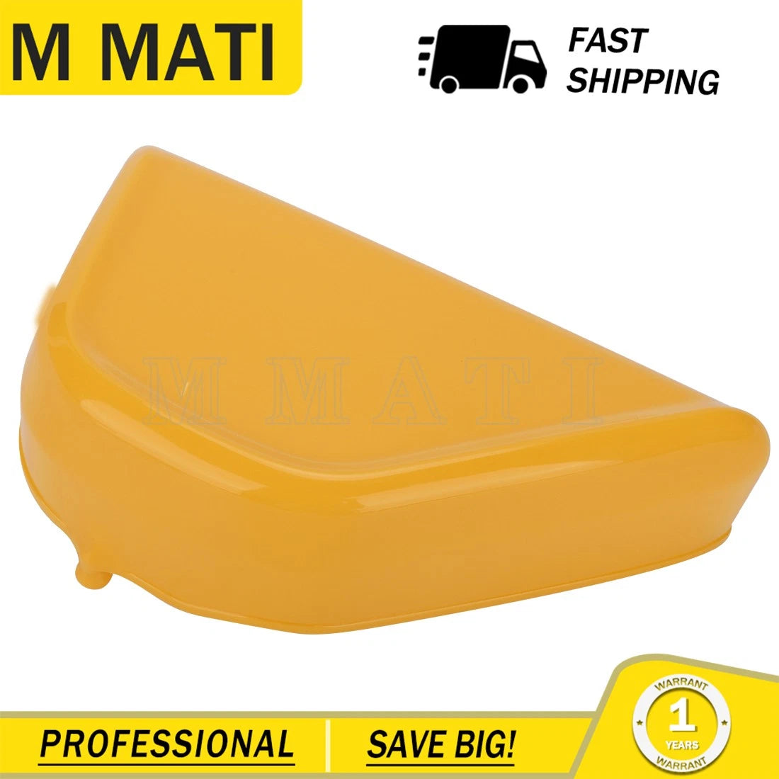 Left Side Cover for Honda Mini Trail Z50 Z50A (1972–1978) - Yellow