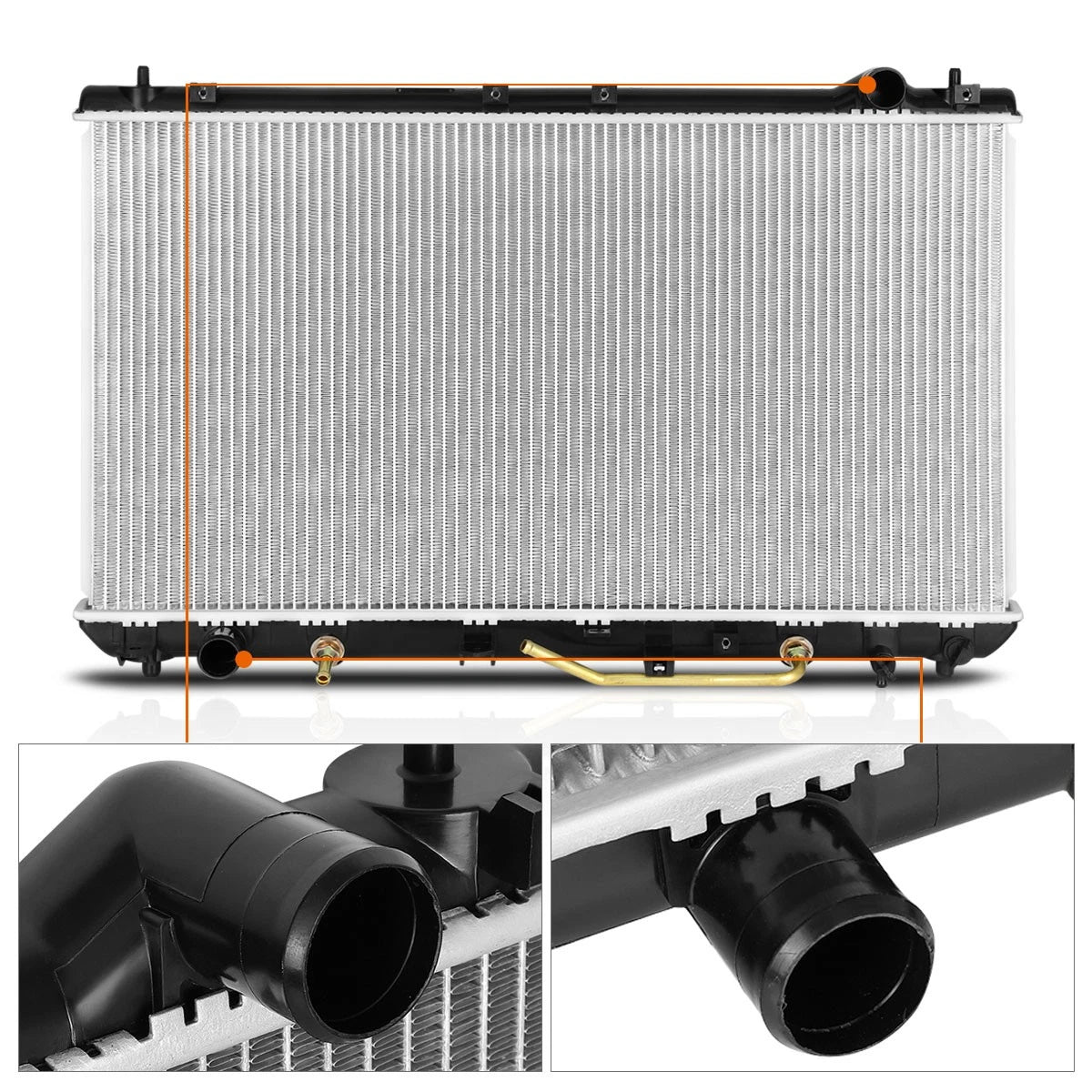 Aluminum Core Radiator for Toyota Camry/Solara/ES300 (1997–2001) DPI-1910