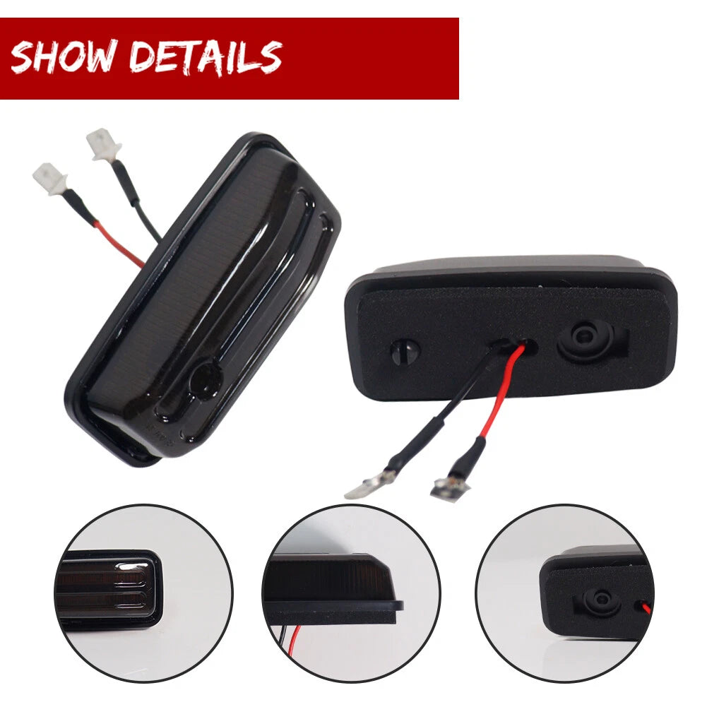 Front LED Side Marker Lights for Mercedes G-Class (1986–2002)
