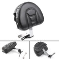 Driver Seat Backrest Pad for Harley Fatboy FLSTF (2007–2017)