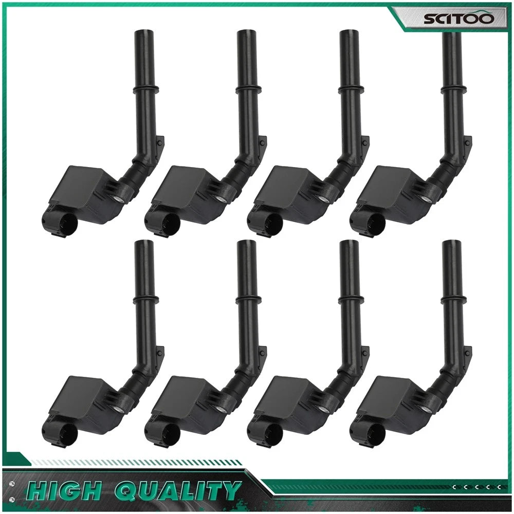 Set of 8 Ignition Coils for Mercedes Benz CL550 CL63 AMG CLS63 AMG (2011–2014)