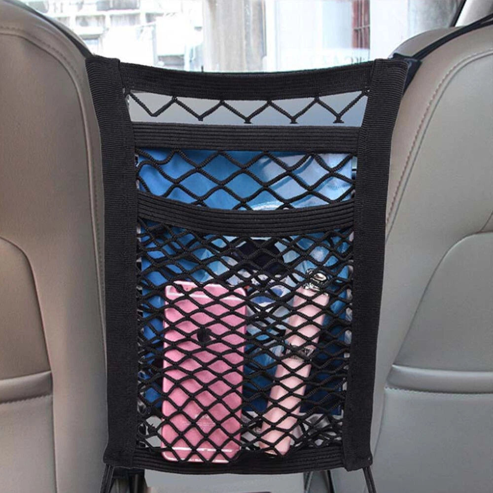 3X Seat Mesh Tidy Storage Net Bag Organizer for Car Truck