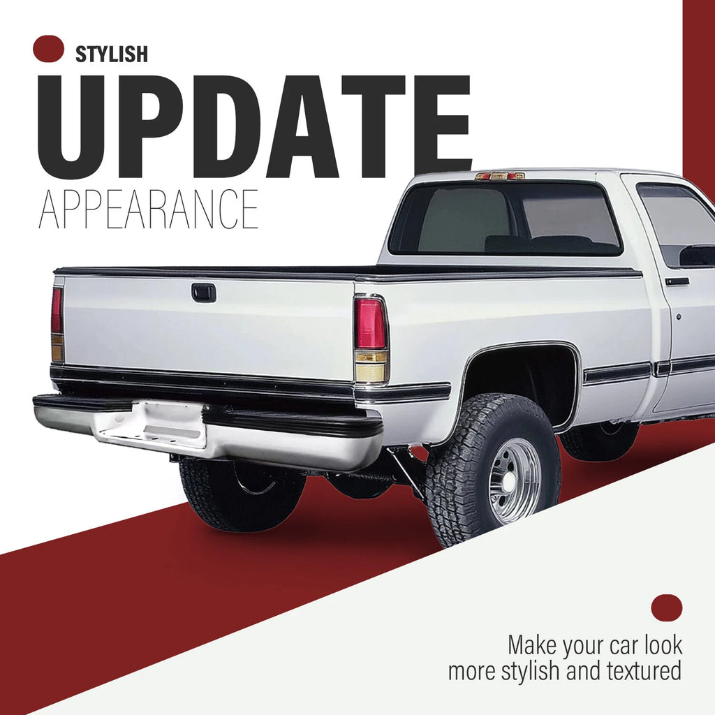 Chrome Rear Step Bumper for Chevrolet GMC Suburban C1500 K1500 (1988–2000)