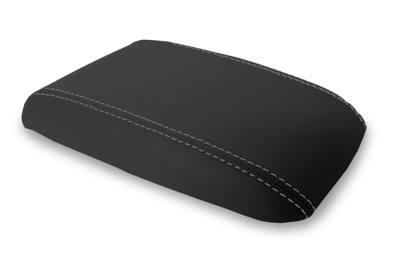 Leather Console Lid Armrest Cover for Ford Mustang (1987–1993) Black