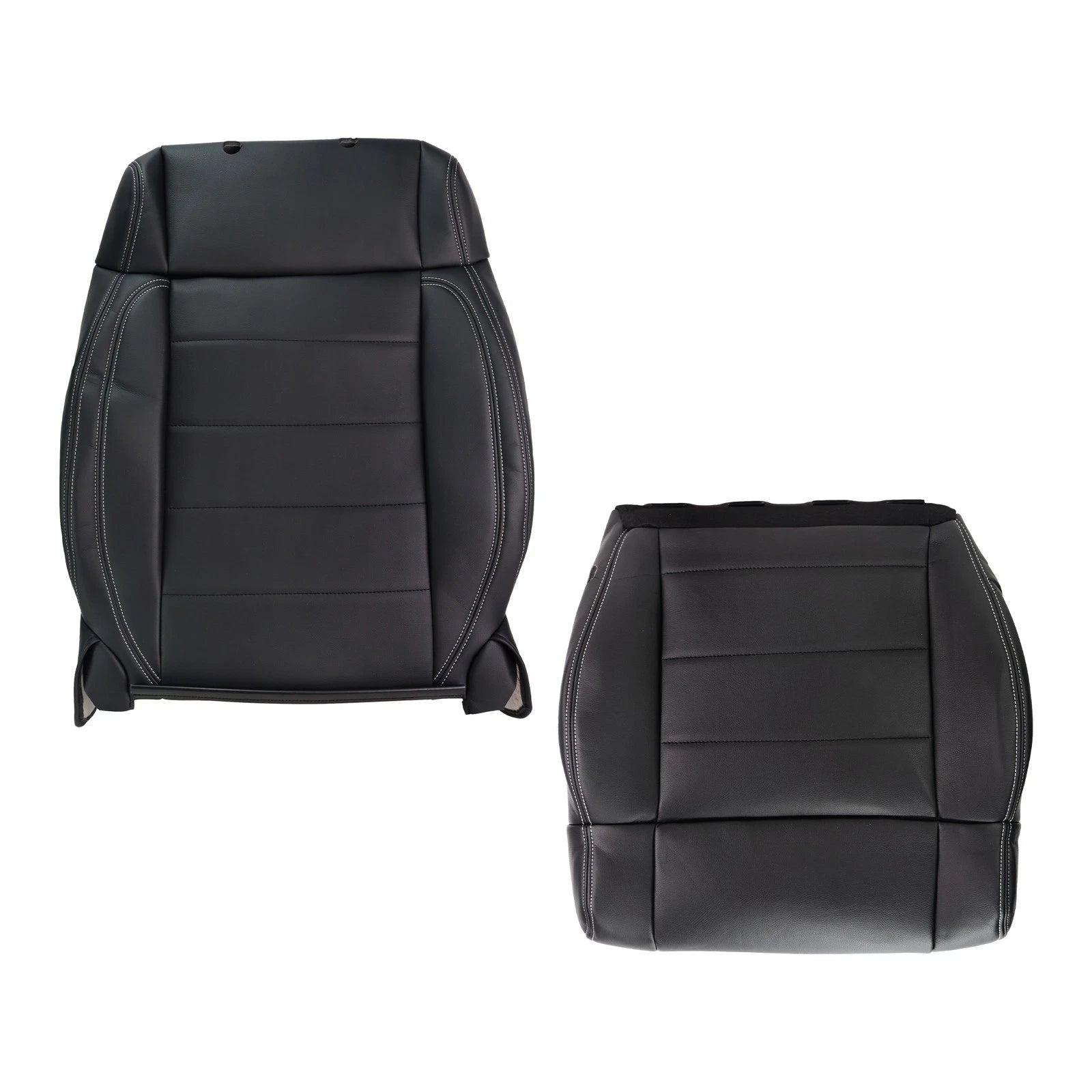 Microfiber Leather Seat Cover for Jeep Wrangler (2007-2012) Black
